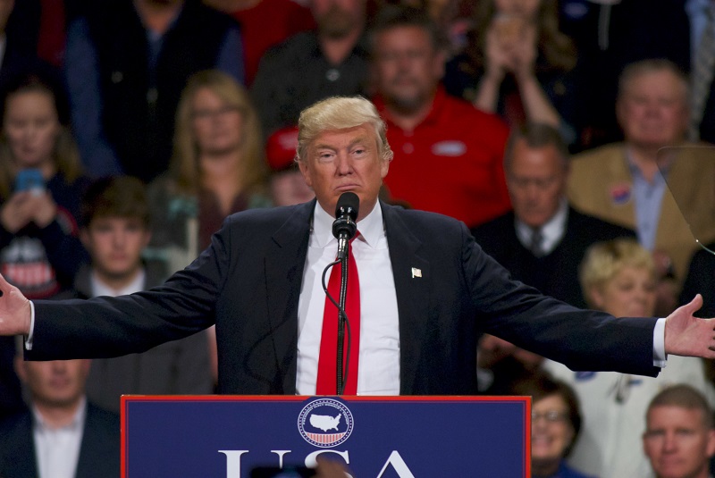 Nový prezident Donald Trump. 