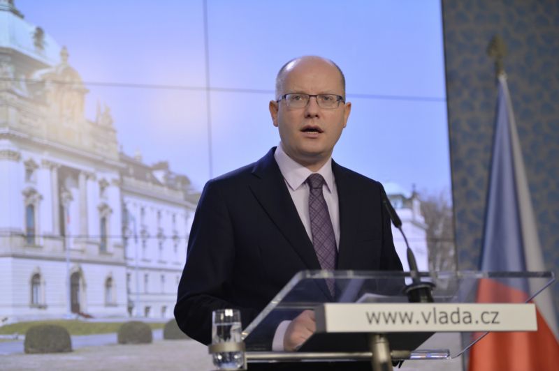 Premiér Bohuslav Sobotka.