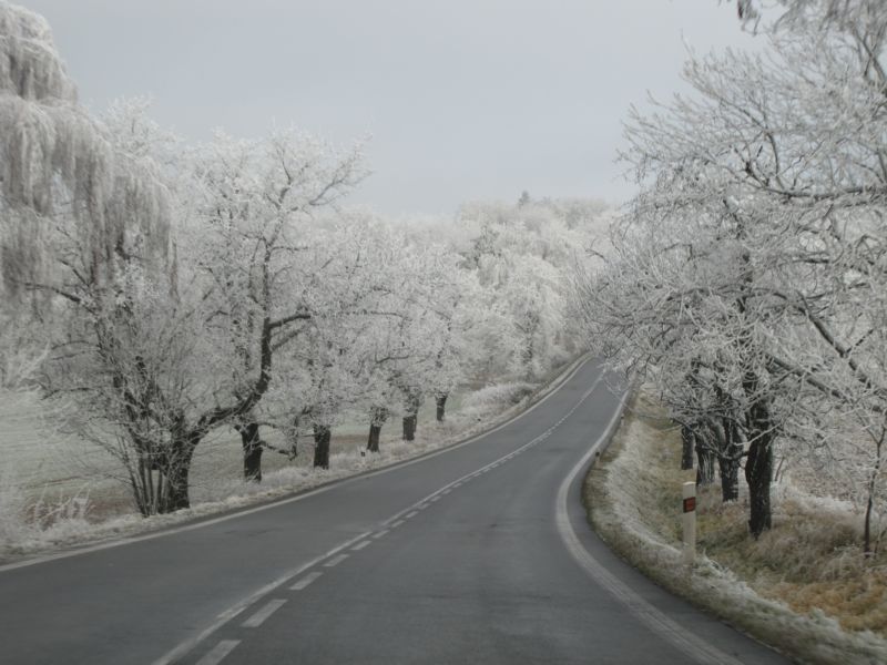 Námraza komplikuje dopravu na Vysočině (ilustrační foto).