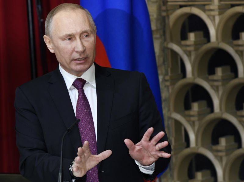 Ruský prezident Vladimir Putin.