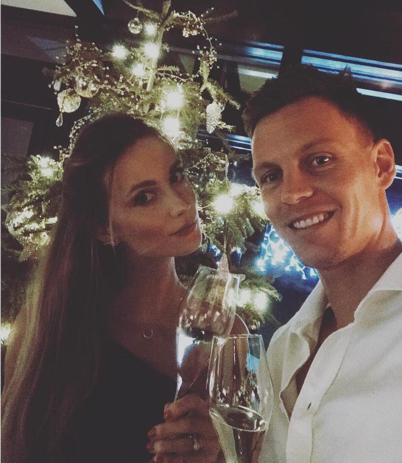 Tomáš Berdych s manželkou Ester.