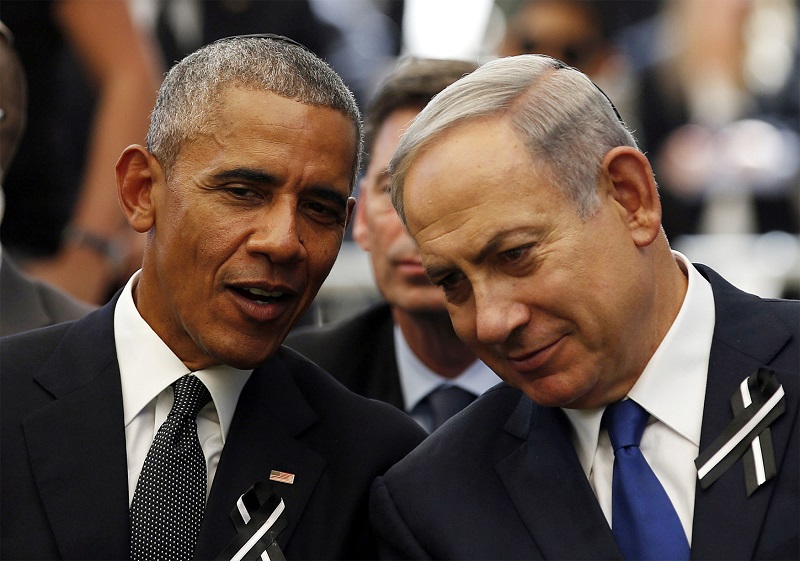 Barack Obama na Netanjahua.