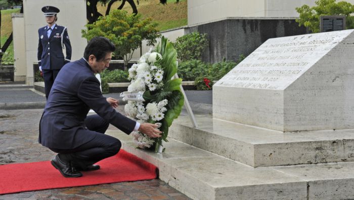 Japonský premiér Šinzó Abe.