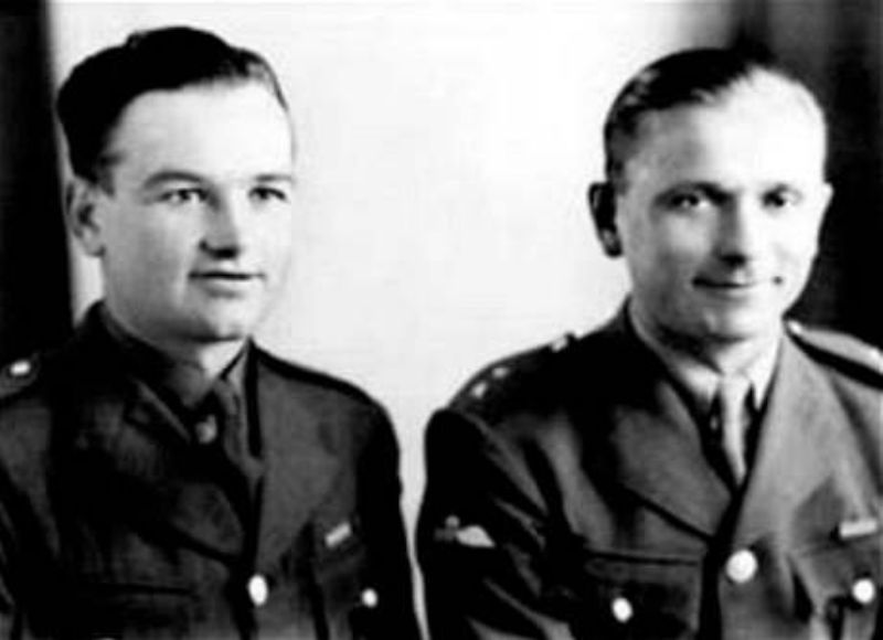 Jan Kubiš (vlevo) a Jozef Gabčík.