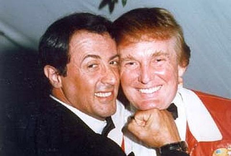 Silvestr Stallone (vlevo) a Donald Trump.