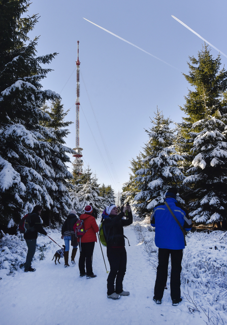 Několik tisíc turistů se na Silvestra zúčastnilo 19. ročníku silvestrovského výstupu na Javořici. 