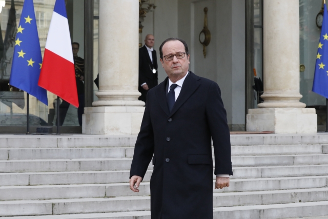 Francouzský prezident François Hollande.