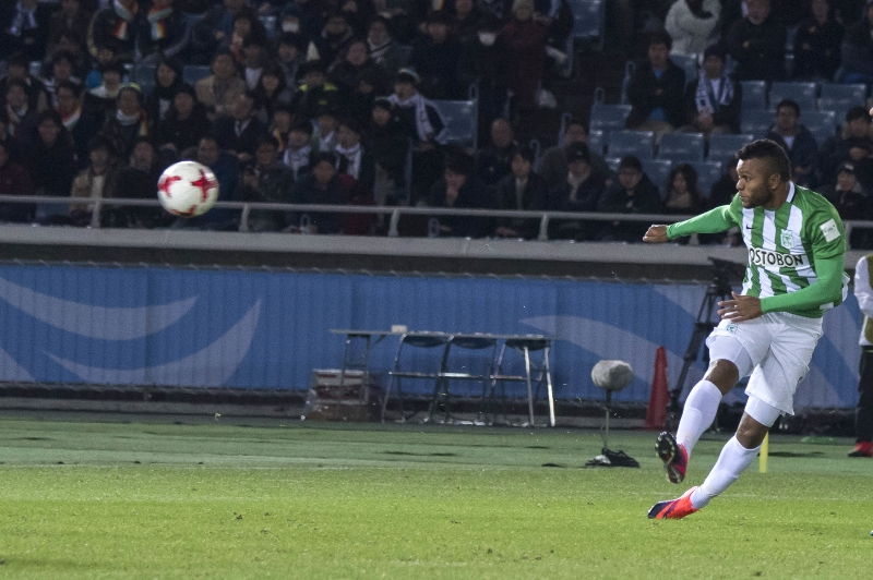 Kolumbijský fotbalista Miguel Borja. 
