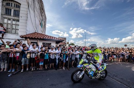 Motocyklový závodník Ondřej Klymčiw.
