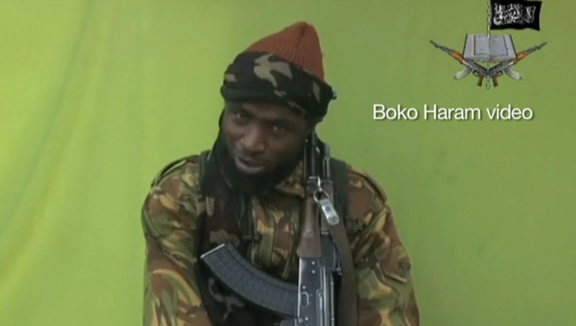 Vůdce teroristické skupiny Boko Haram Abubakar Shekau.