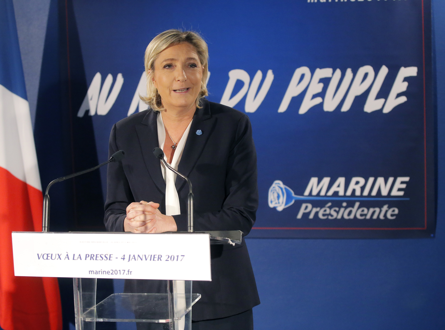 Šéfka francouzských nacionalistů Marine Le Penová.