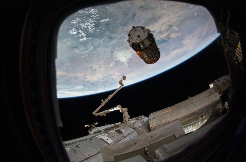 Mezinárodní vesmírná stanice (ISS).