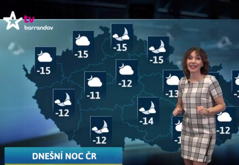 Moderátorka Michaela Dolinová. Moderátorka Michaela Dolinová.