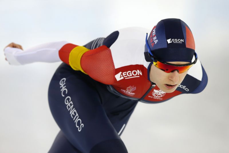 Česká rychlobruslařka Martina Sáblíková.