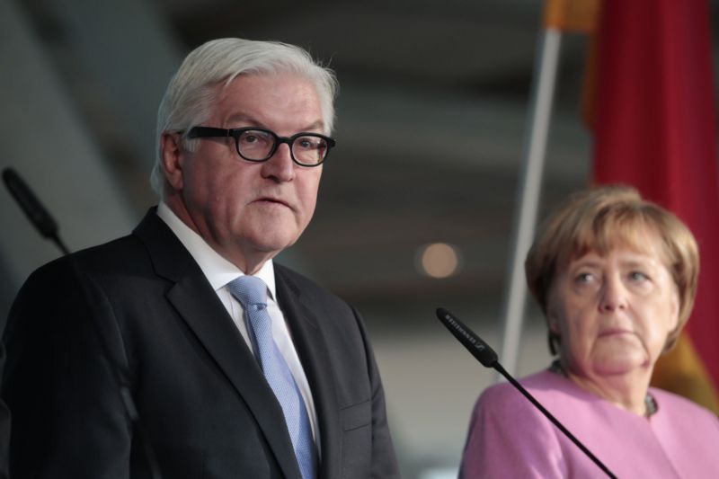 Horst Seehofer a Angela Merkelová.