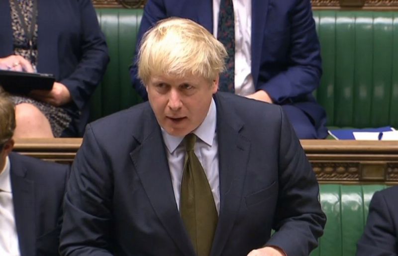 Britský ministr zahraničí Boris Johnson.