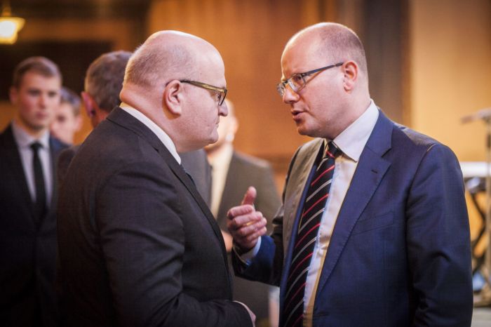 Daniel Herman a Bohuslav Sobotka. Ilustrační foto.