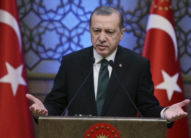 Turecký prezident Recep Tayyip Erdogan. 