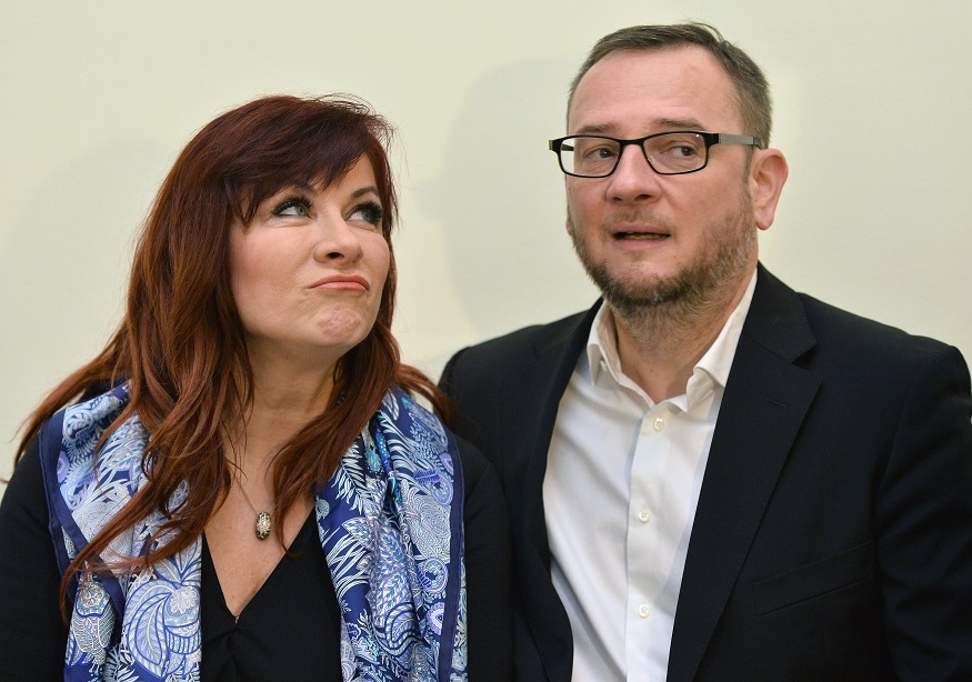 Jana Nečasová, dříve Nagyová, a bývalý premiér Petr Nečas.