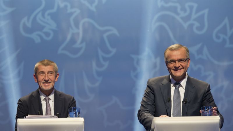 Andrej Babiš a Miroslav Kalousek.