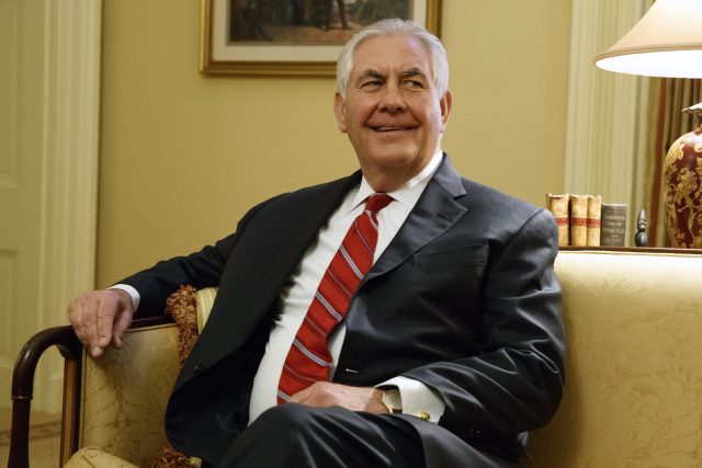 Rex Tillerson.