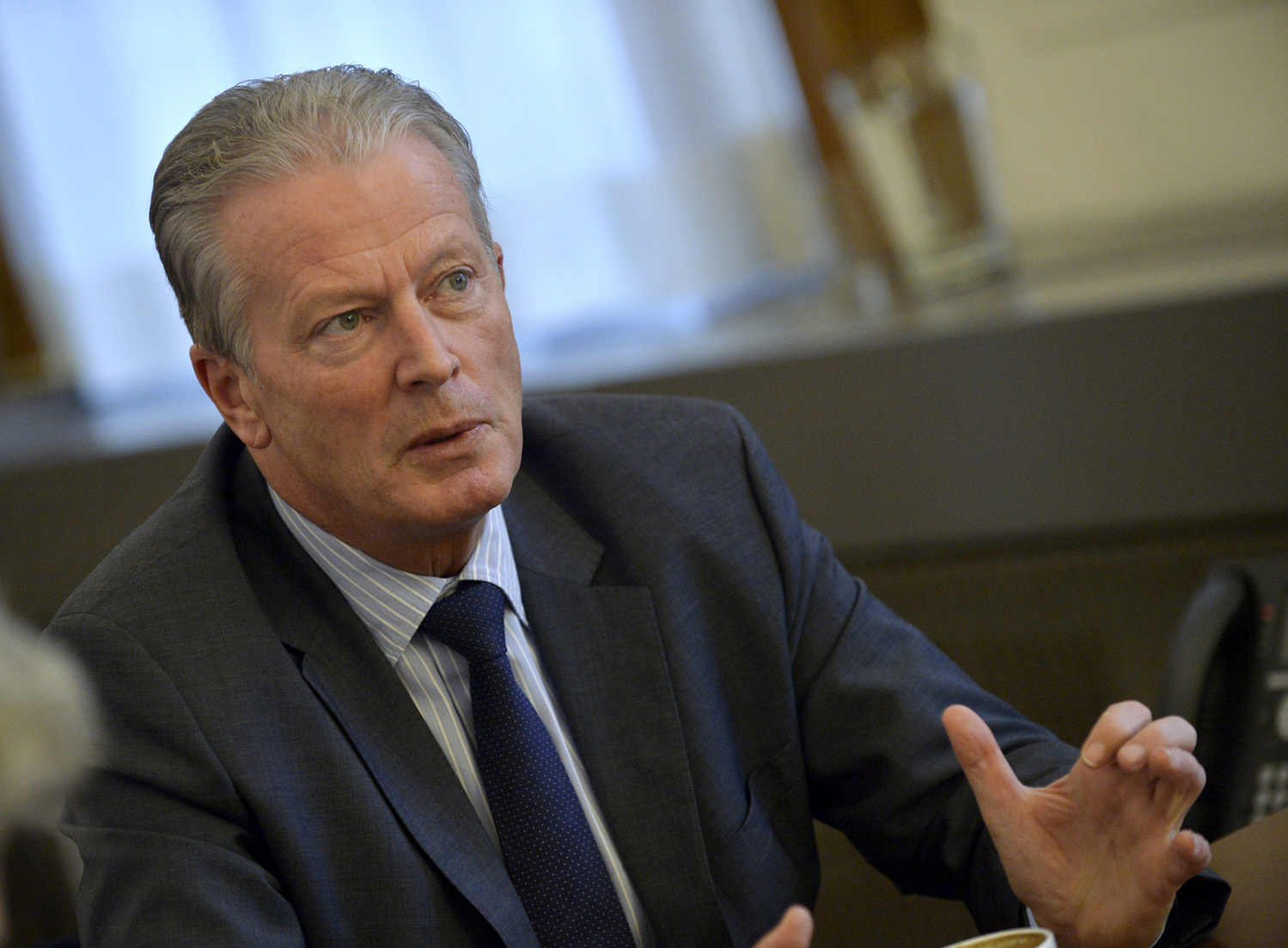 Předseda ÖVP Reinhold Mitterlehner.