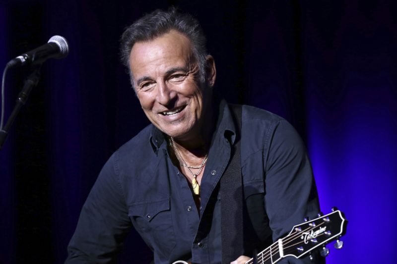 Americký rocker Bruce Springsteen.