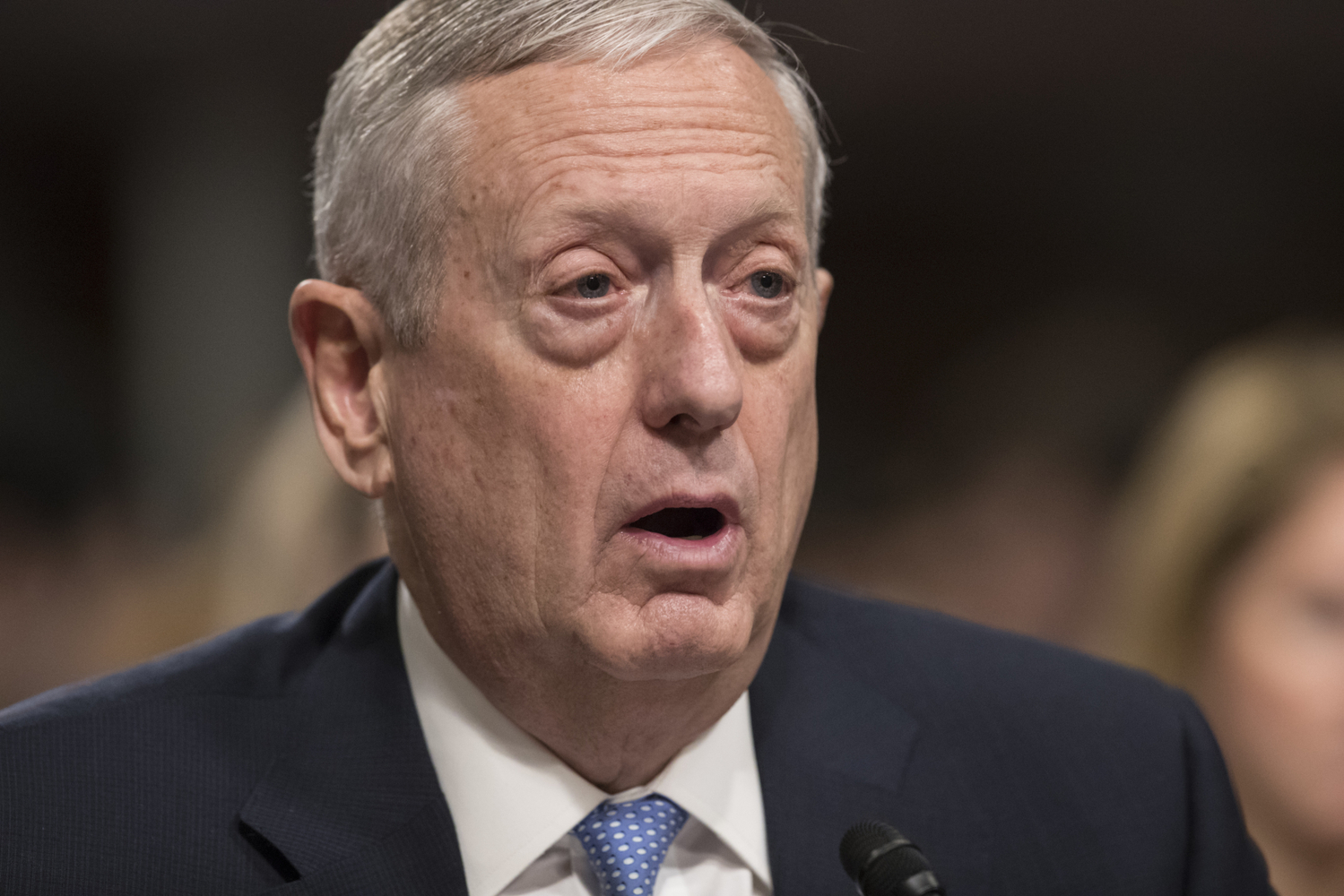 Kandidát na post šéfa Pentagonu James Mattis.