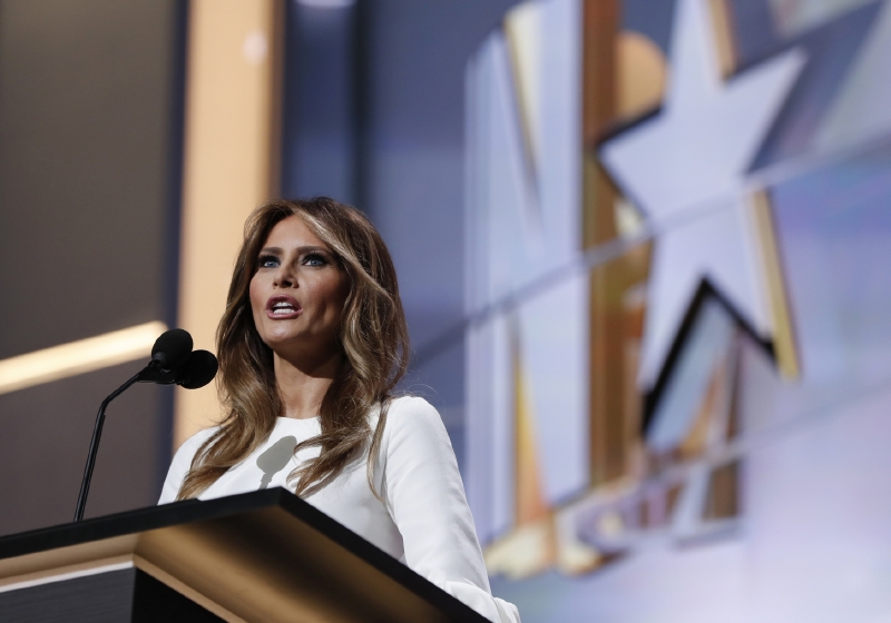 Melania Trump.