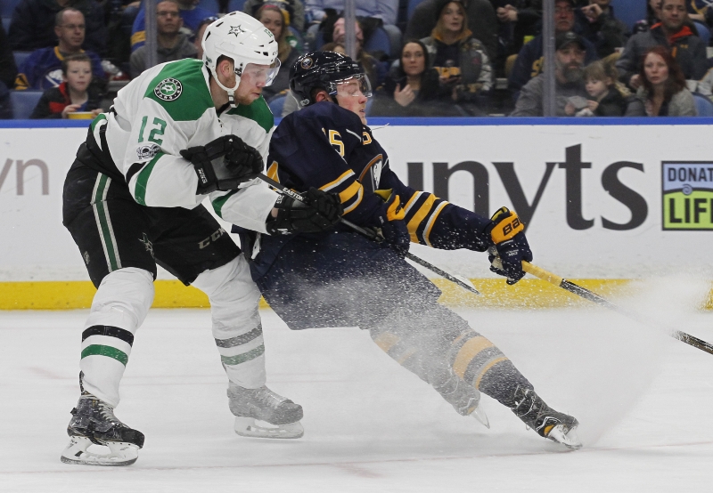 Český hokejista Radek Faksa v dresu Dallasu.