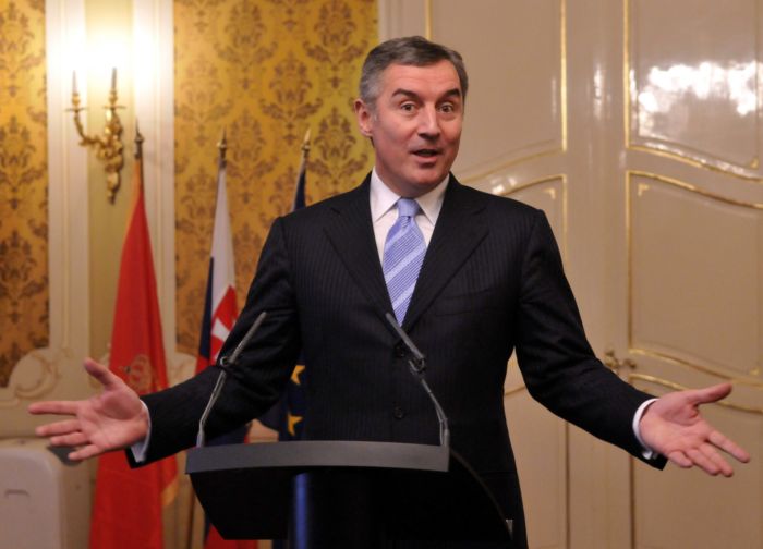 Premiér Milo Djukanović.