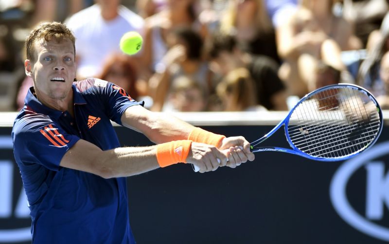 Tomáš Berdych na právě probíhajícím Australian Open.