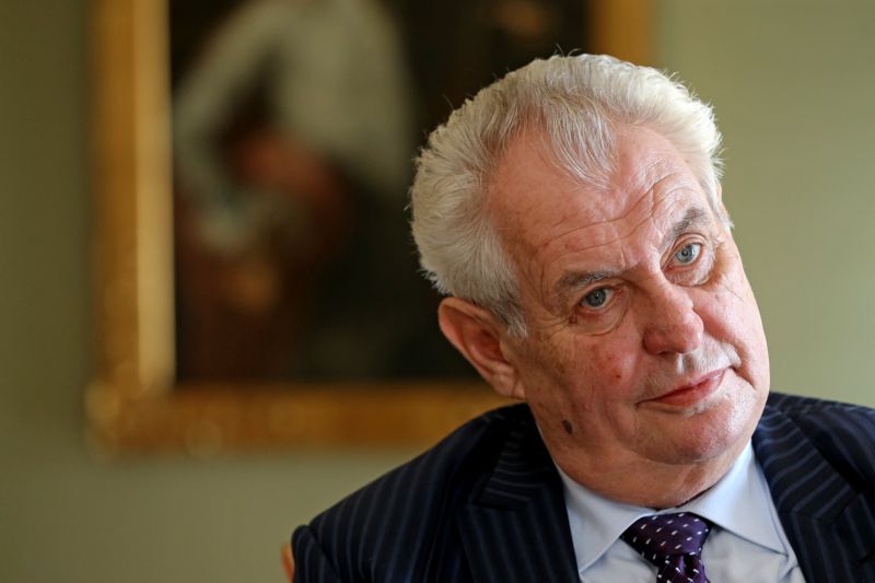 Prezident republiky Miloš Zeman.
