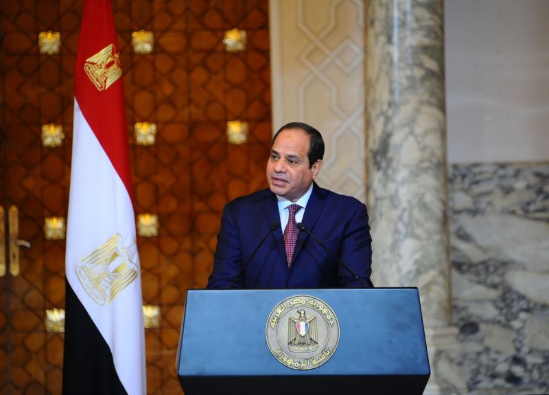 Egyptský prezident Abdal Fattáh Sísí.