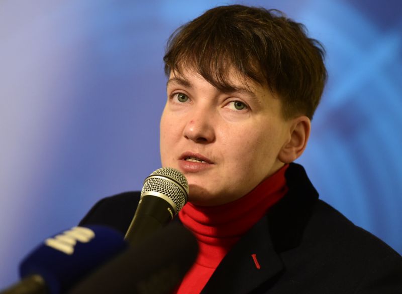 Ukrajinská poslankyně Nadija Savčenková. 