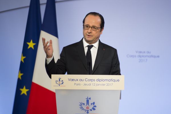 Francouzský prezident François Hollande.