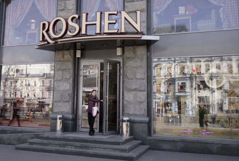 Firma Roshen je největší výrobce cukrovinek na Ukrajině.