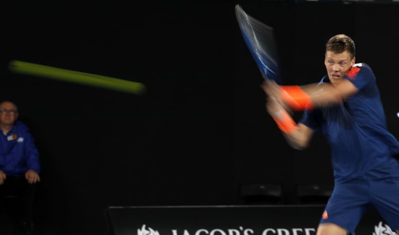 Zklamaný Tomáš Berdych se poroučel z Australian Open.