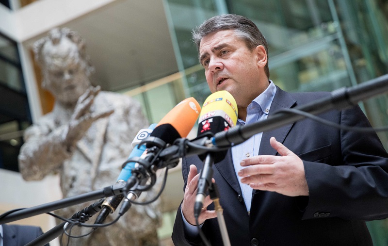 Německý vicekancléř Sigmar Gabriel.