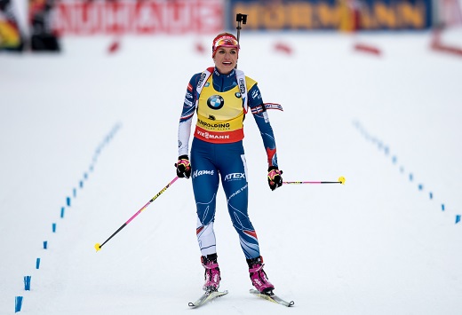Česká biatlonistka Gabriela Koukalová.