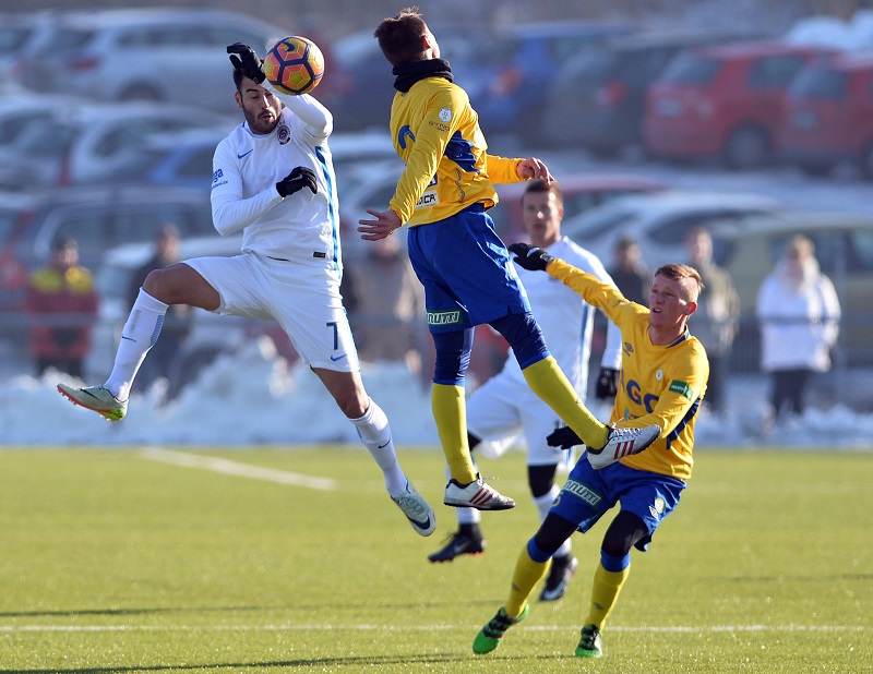 Fotbalisté Sparty deklasovali Teplice v zimní lize.