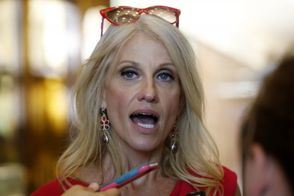 Poradkyně amerického prezidenta Donalda Trumpa Kellyanne Conwayová.