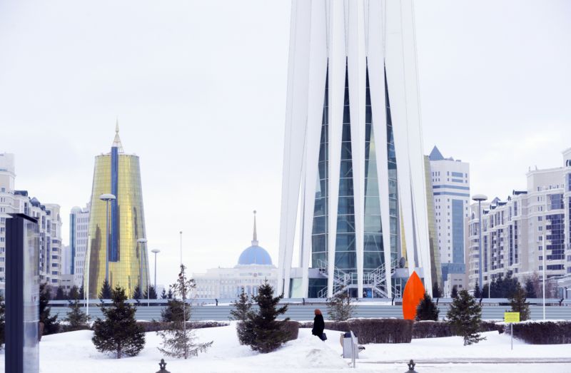 Astana, místo konání mírových jednání.