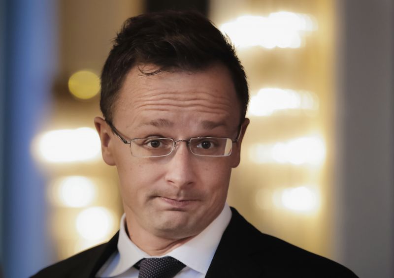 Maďarský ministr zahraničí Péter Szijjártó.