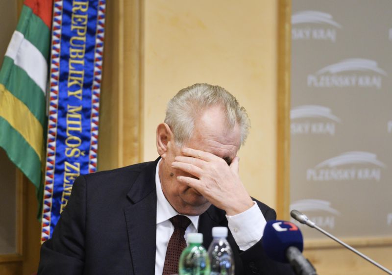 Prezident Miloš Zeman.