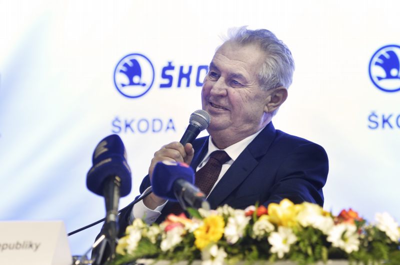 Prezident Miloš Zeman.