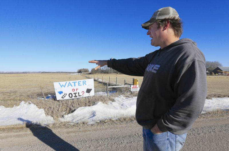 Místo, kudy má vést ropovod Keystone XL.