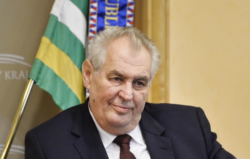 Prezident Miloš Zeman.