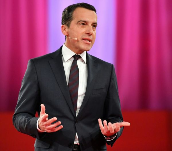 Rakouský kancléř Christian Kern.