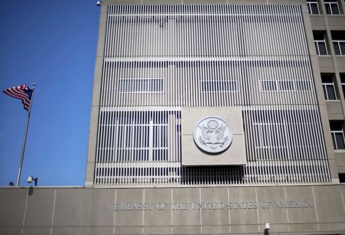 Americká ambasáda v Tel Avivu.